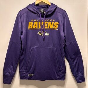 Baltimore Ravens NFL Hoodie Sweatshirt Football Combine Authentic Purple Men’s M